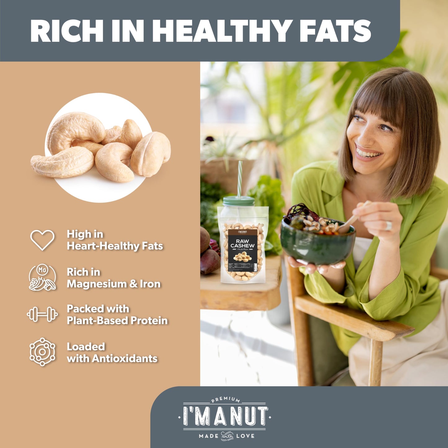 Cashews - Raw 1Kg Pack