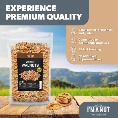 Walnuts - Chopped Raw 1Kg Pack